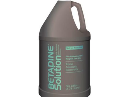 Skin Prep Solution Betadine 1 gal. Jug 10% Strength Povidone-Iodine NonSterile Fashion