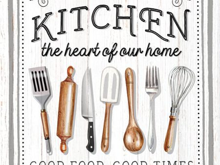 ET142 - Kitchen - The Heart of Our Home - 12x12 Fashion