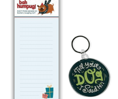 Bah Humpug Notepad + Keychain! For Discount