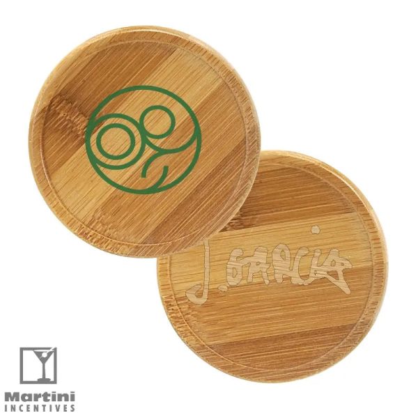 Bamboo Round Beverage Coaster CSTR34 Hot on Sale