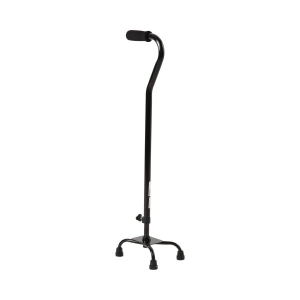 McKesson Small Base Quad Cane Steel 30 to 39 Inch Height Hot on Sale