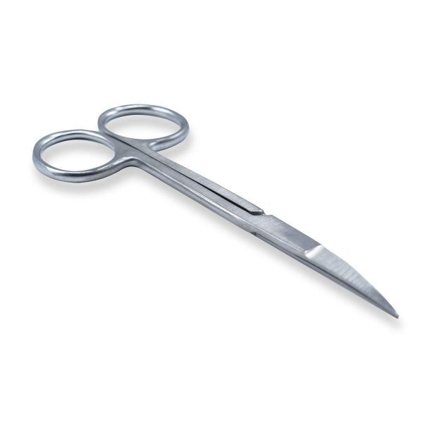 Iris Micro Dissecting Dental Lab Sharp Scissors, 4.5  (11.43cm) Fine Point Curved, Stainless Steel (Set of 5) by SurgiMac Sale