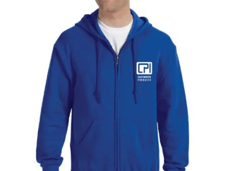 Gildan Zippered Hoodie - CPI S in Graphite Online Hot Sale