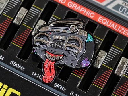 The Audible Boombox Pin Online