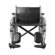 McKesson Standard 24  Wheelchair with Elevated Footrests and Detachable Desk Arms For Discount