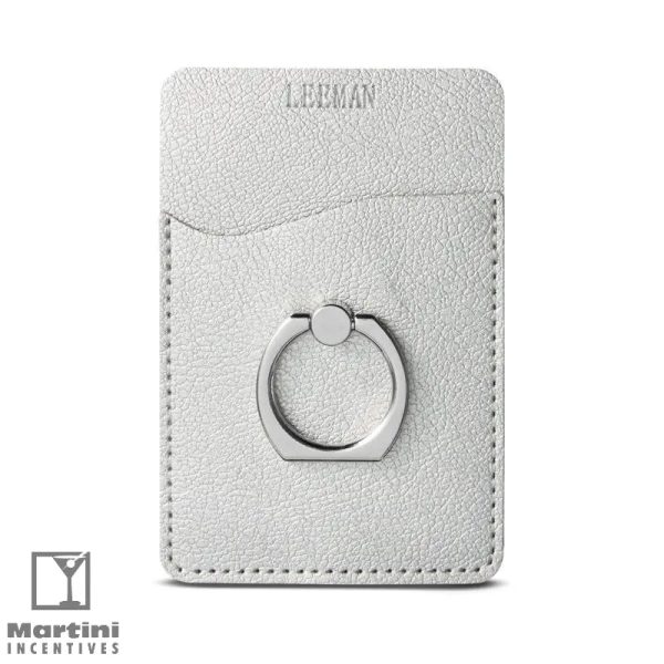 Leeman Shimmer Card Holder With Metal Ring Phone Stand Hot on Sale