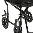 McKesson Lightweight Black Aluminum Transport Chair Online Hot Sale