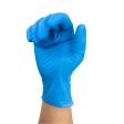 Safe-Touch Blue Nitrile Exam Gloves, Powder-Free on Sale