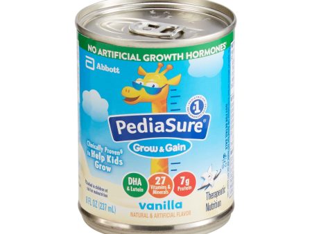 Pediatric Oral Supplement Pediasure® Grow & Gain 8 oz. Can Liquid For Sale