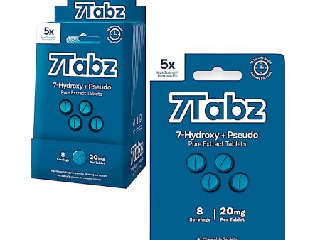 7Tabz 7-Hydroxy + Pseudo pure extract Tablets 5x Strength formulation (20MG) Fashion