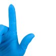 Safe-Touch Blue Nitrile Exam Gloves, Powder-Free on Sale