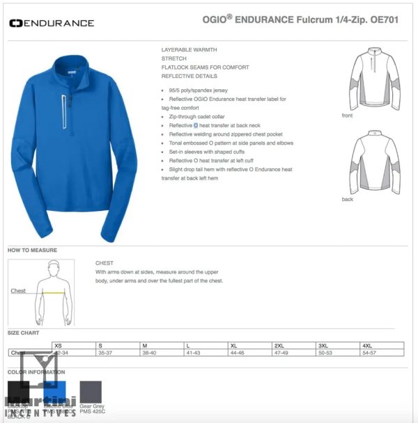 OGIO® ENDURANCE Fulcrum 1 4-Zip CPI Cheap