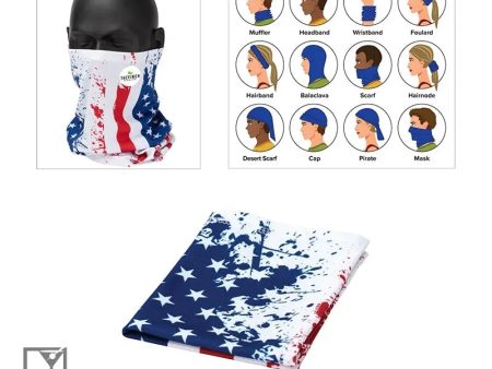 Cub Multi-Function USA Flag Gaiter Wrap VL2752 Cheap