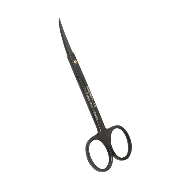 Iris Scissors 4.5 , Curved, Stainless Steel, Black Series, 1 Pk Fashion