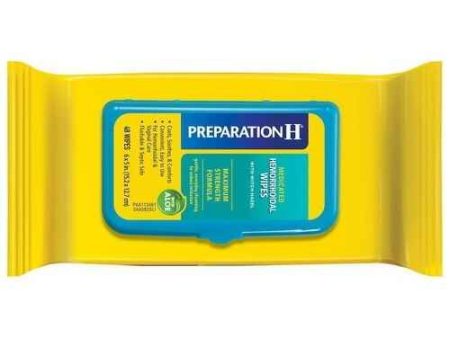 Preparation H Hemorrhoid Medicated Wipes, 48 ct Sale