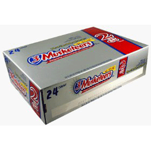 3 Musketeers King Size - 24 box Supply