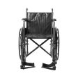 McKesson Wheelchair Dual Axle Full Length Arm Swing-Away Black Upholstery 18 Inch Seat Width Adult 300 lbs. Weight Capacity on Sale