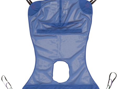 McKesson Full Body Commode Sling 4 or 6 Point Without Head Support X-Large 600 lbs. Weight Capacity Fashion