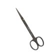 Iris Scissors 4.5 , Straight, Stainless Steel, Black Series, 1 Pk Fashion