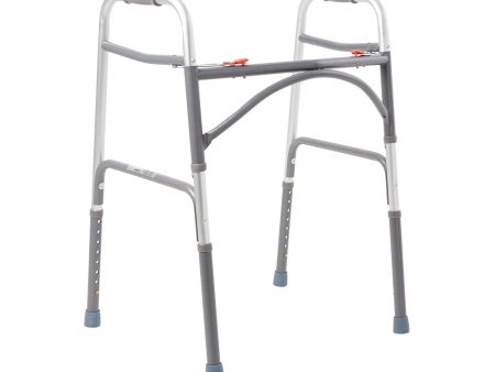 McKesson Aluminum Steel Bariatric Standard Folding Walker Discount