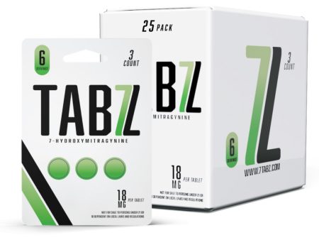 Tabz - 7 Hydroxymitragynine Tablets (18MG) Cheap