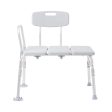 McKesson Knocked Down Bath Transfer Bench Removable Arm Rail 17-1 2 to 22-1 2 Inch Seat Height 400 lbs. Weight Capacity Online now