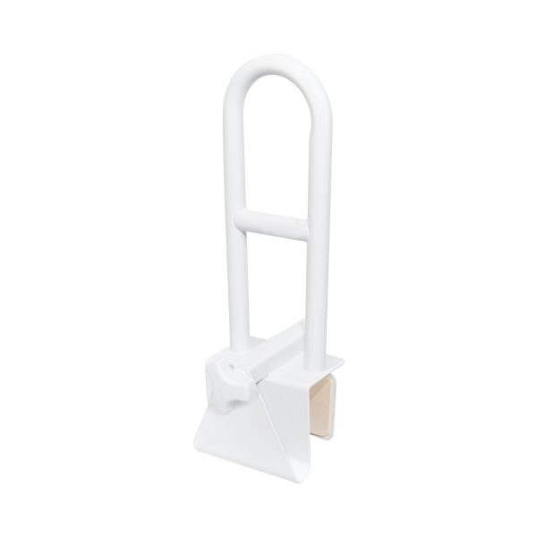 McKesson Bathtub Grab Bar White Steel Online now