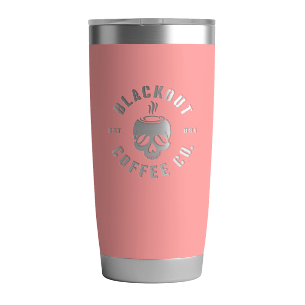 20 OZ Tumbler w  Logo & US Flag In Pink Cheap