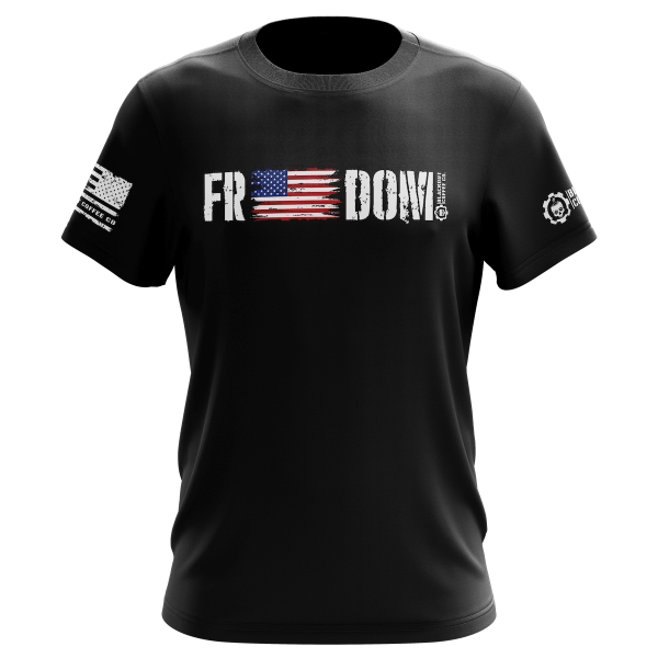 FREEDOM Black Performance T-Shirt Sale