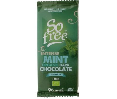 So Free Organic Intense Mint Chocolate Bar 80g Discount