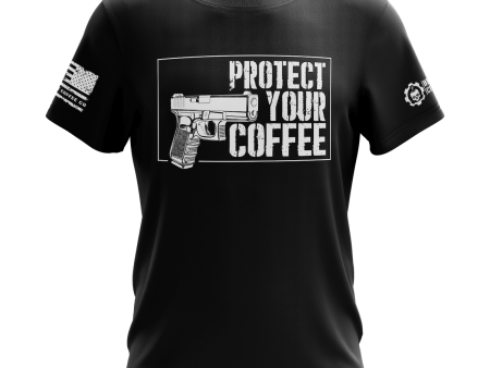 Protect Your Coffee Black T-Shirt Online Sale