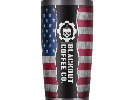 20 OZ Tumbler American Flag For Cheap