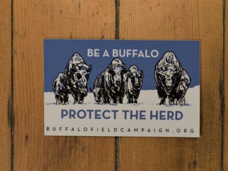 Be a Buffalo Sticker - 25th Anniversary   Protect the Herd Online