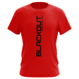 BLACKOUT Logo Red T-Shirt Supply