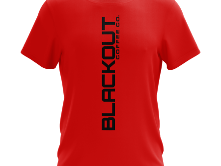 BLACKOUT Logo Red T-Shirt Supply