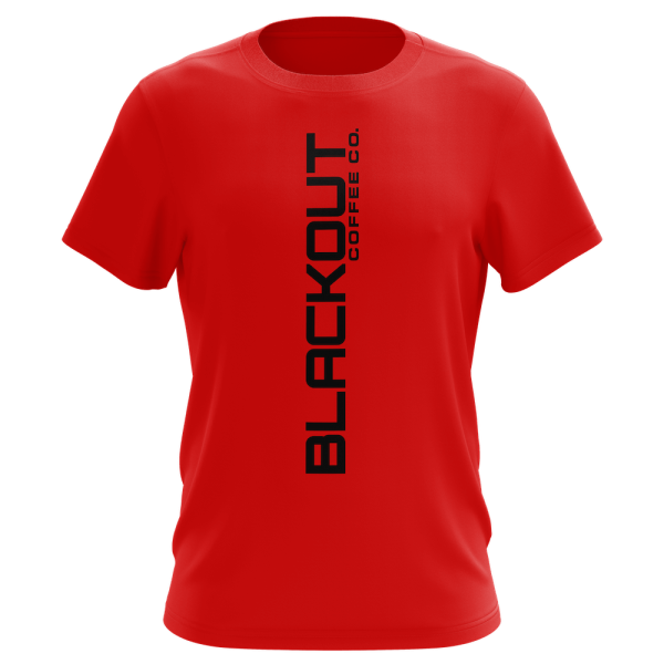 BLACKOUT Logo Red T-Shirt Supply