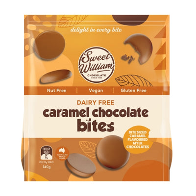 Sweet William Caramel Chocolate Bites 140g Online now